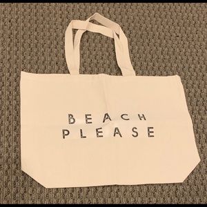 BRAND NEW CANVAS BEACH TOTE